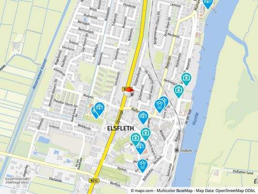 Geolyzer Kartenausschnitt