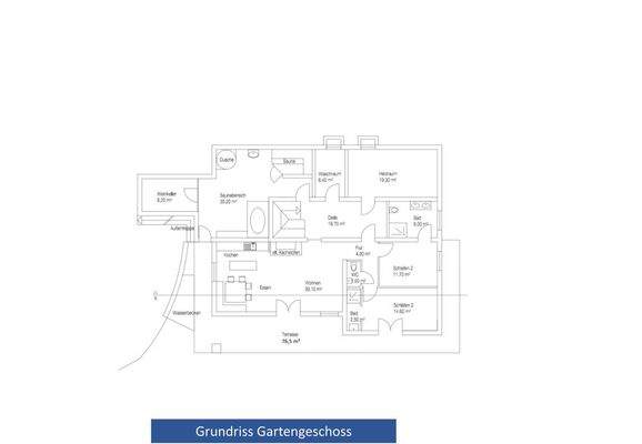 Grundriss Gartengeschoß