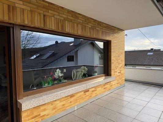 Ansicht große Dachterrasse