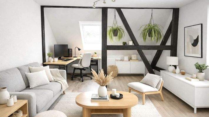 Wohnzimmer - DG (Wohnbeispiel)