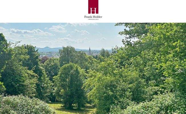 Aussicht vom Grundstück