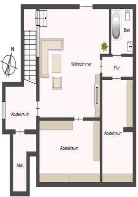 Grundriss Obergeschoss