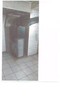 Kaminofen im Erdgeschoss