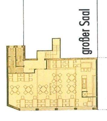 Grundriss großer Saal