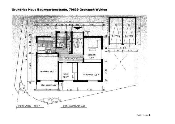 Grundriss Haus BGS A4q.1