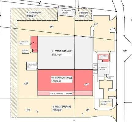Grundriss und Lageplan