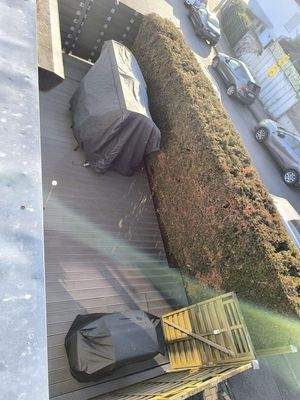 Terrasse 1 von oben: 33,6 qm