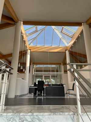 Anmeldung mit Lichtkuppel 