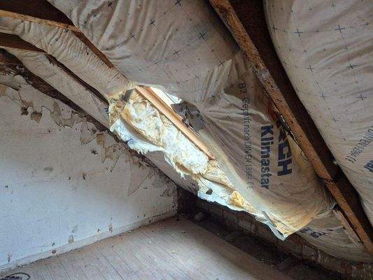 OG Zimmer 1 Dachdämmung