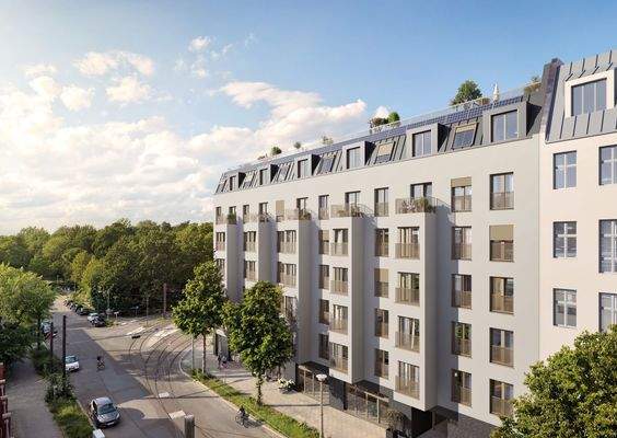 Den Volkspark Friedrichshain im Blick