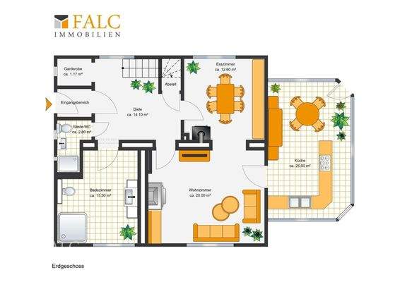 Grundriss Erdgeschoss