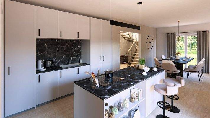 Moderne Küche mit Stil