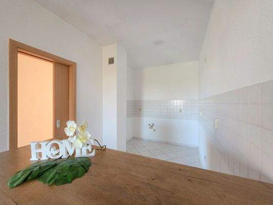 Offene Küche mit Tresen