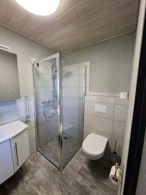 Halle mit WC und Dusche 