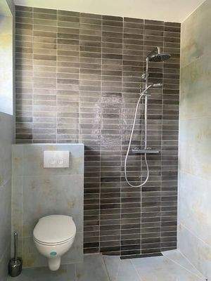 Badezimmer Dusche und WC