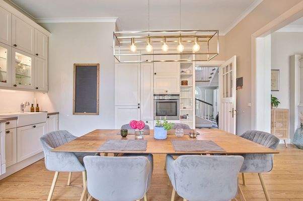 Platz für den Esstisch in der Küche