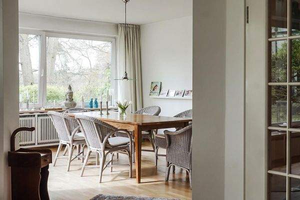 Blick in das Esszimmer