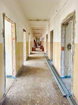 Innenansicht in Sanierung