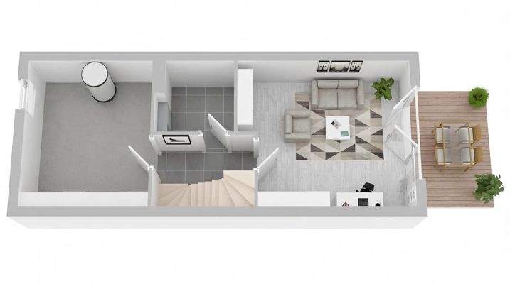 Untergeschoss - unverbindliche Illustration!