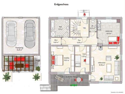 bequemes Wohnen auf einer Ebene… das Erdgeschoss