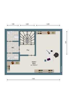 Untergeschoss Grundriss