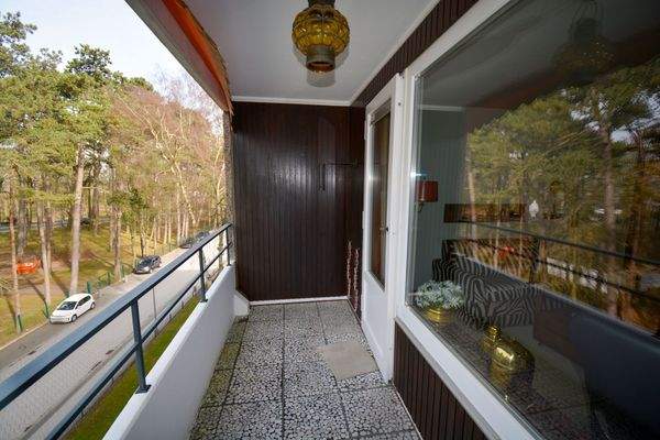 Blick auf die Loggia