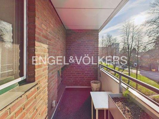 Loggia mit Süd-West Ausrichtung