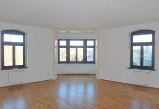 Wohnzimmer mit Erker