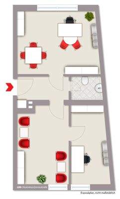 Grundriss Gewerbe EG