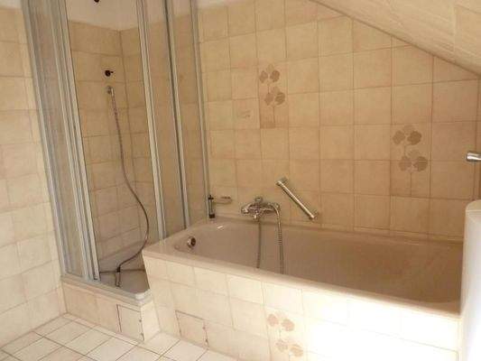 Tageslicht-Dusch-Wannenbad