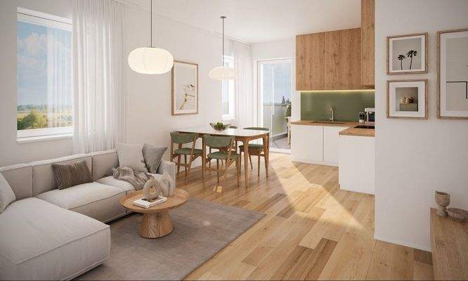 Wohnen und Kochen (Abb. ähnl.)