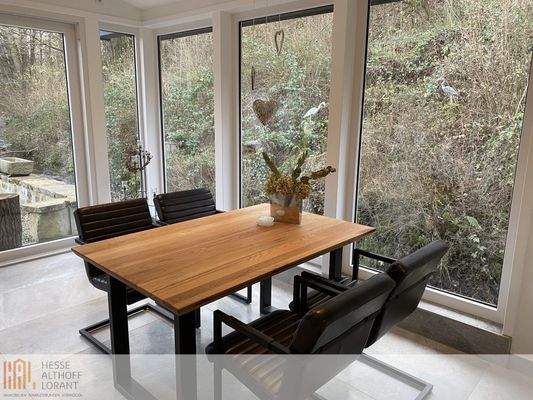 Aussicht aus dem Wintergarten