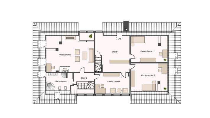 Grundriss Dachgeschoss