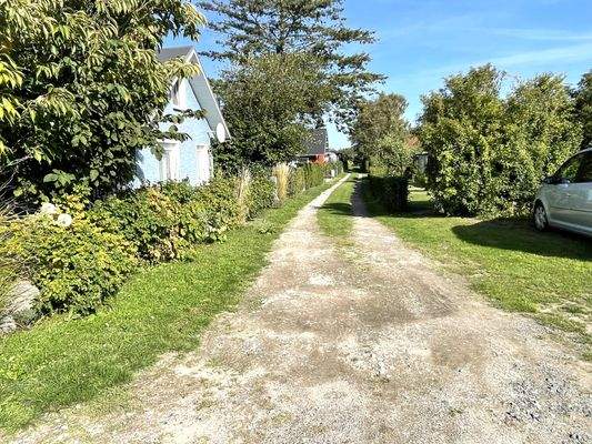 Zufahrtsstraße zum Bungalow