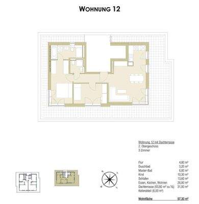 Grundriss Whg 12