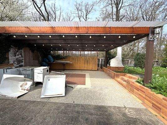 Überdachte Terrasse