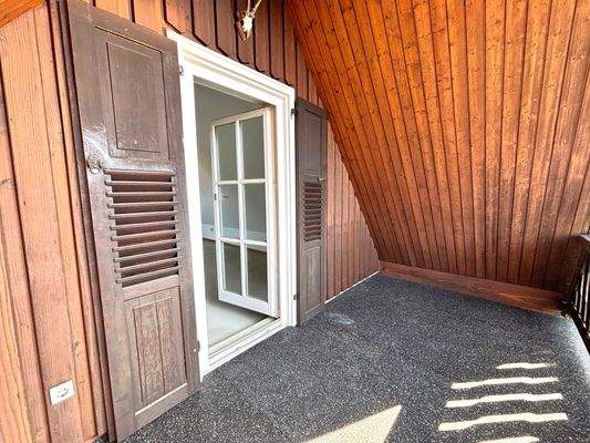 Loggia Richtung Süden