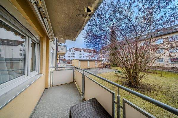 Balkonausblick links