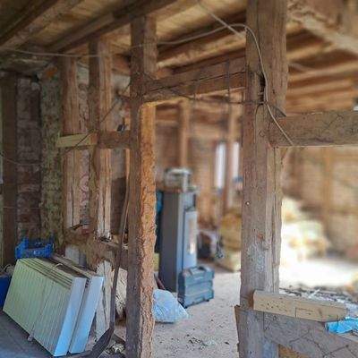 entkerntes Obergeschoss