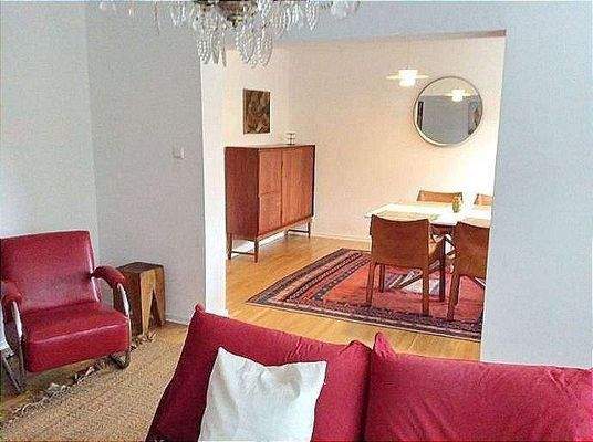 Ess - und Wohnbereich mit einander verbunden 