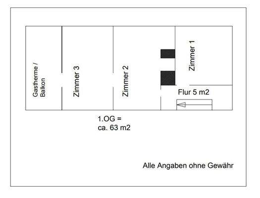 Grundriss Obergeschoss 
