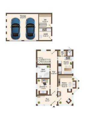 Grundriss Erdgeschoss