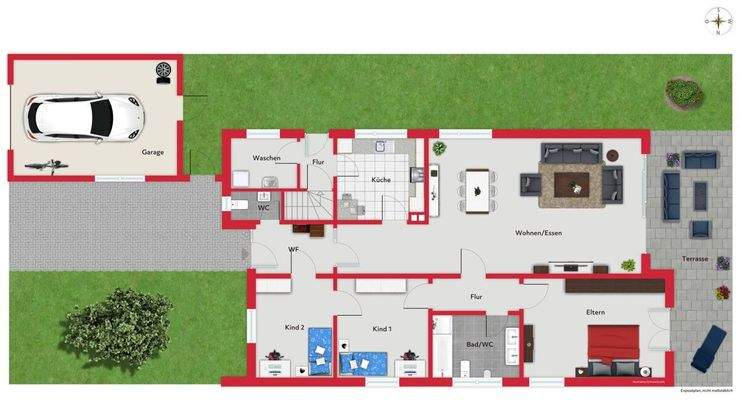 Grundriss Erdgeschoss