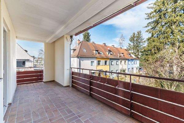 Loggia im Obergeschoss