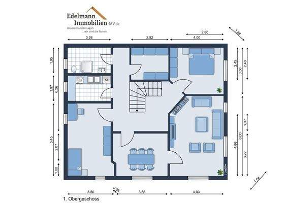 Grundriss Obergeschoss