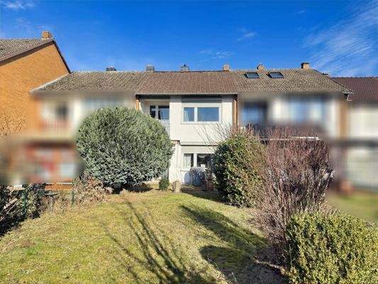 Gartenansicht, Reihenhaus