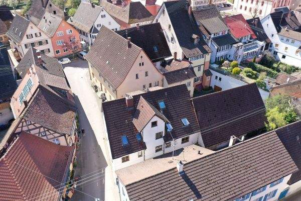 Hausansicht Vogelperspektive