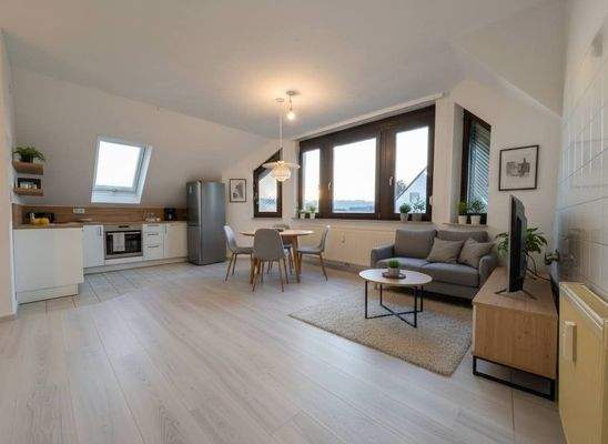 Offene Wohnküche Digitale Möblierung