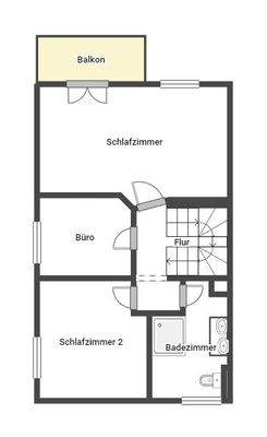 Grundriss 1. Etage