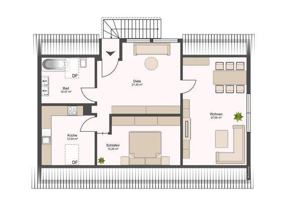 Grundriss Dachgeschoss